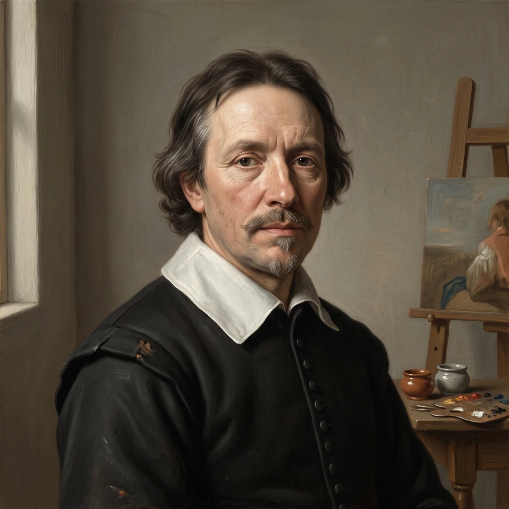 Portrait of Quiringh van Brekelenkam