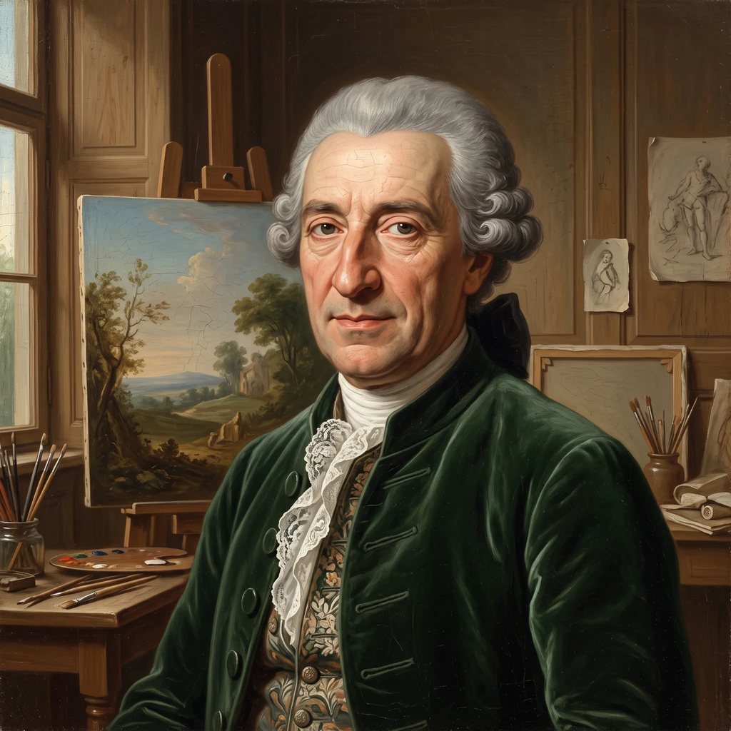 Portrait of Johann Christian Brand