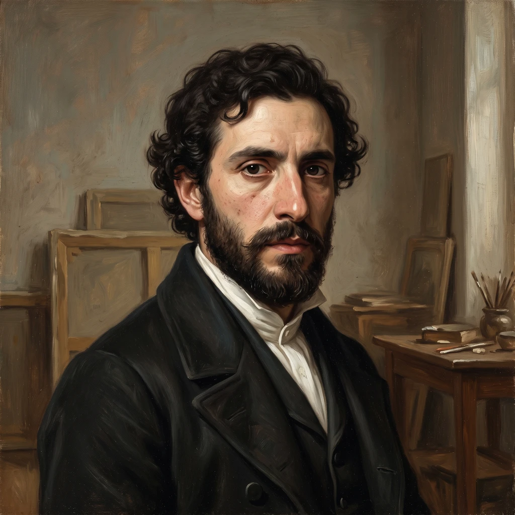 Portrait of Leonardo Alenza Y Nieto