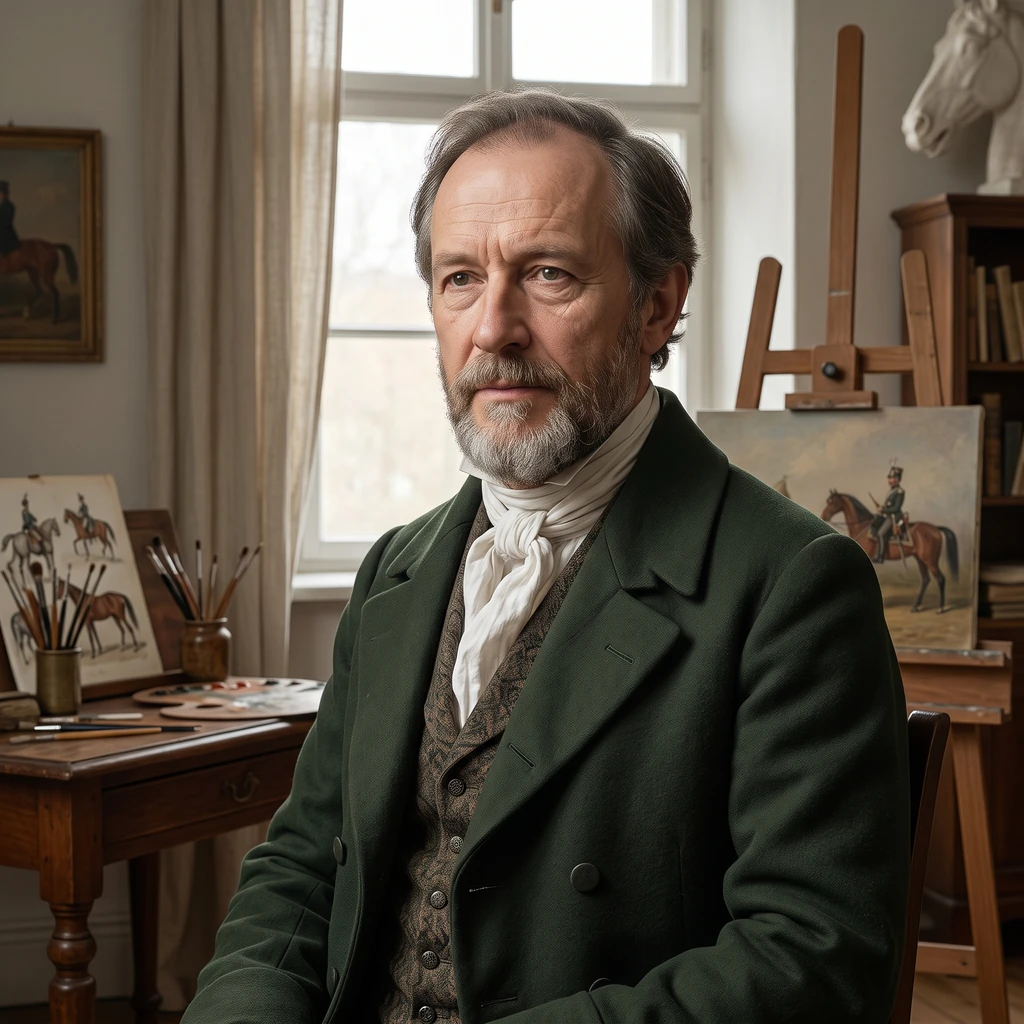 Portrait of Albrecht Adam