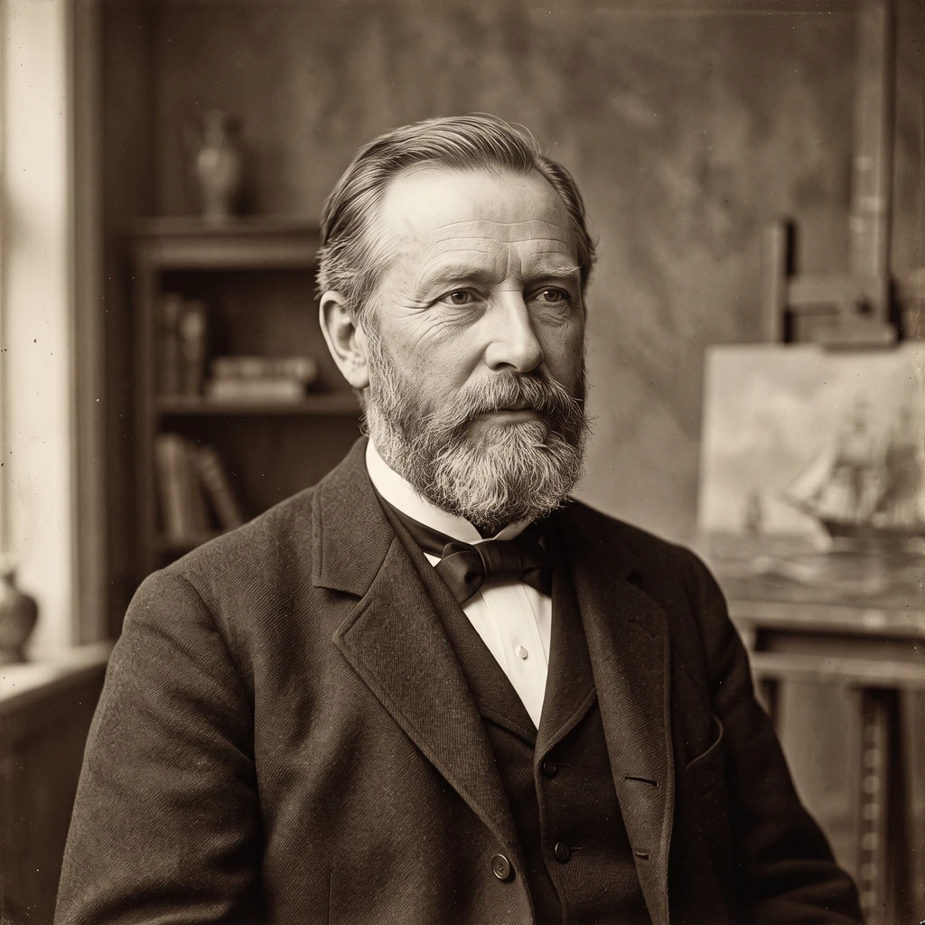 Portrait of Christian Frederik Emil Eckardt
