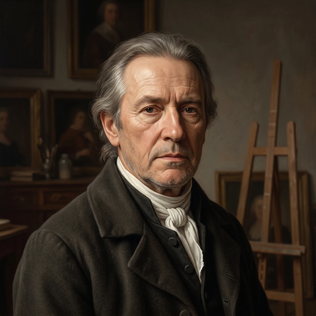 Portrait of Johann Georg Edlinger