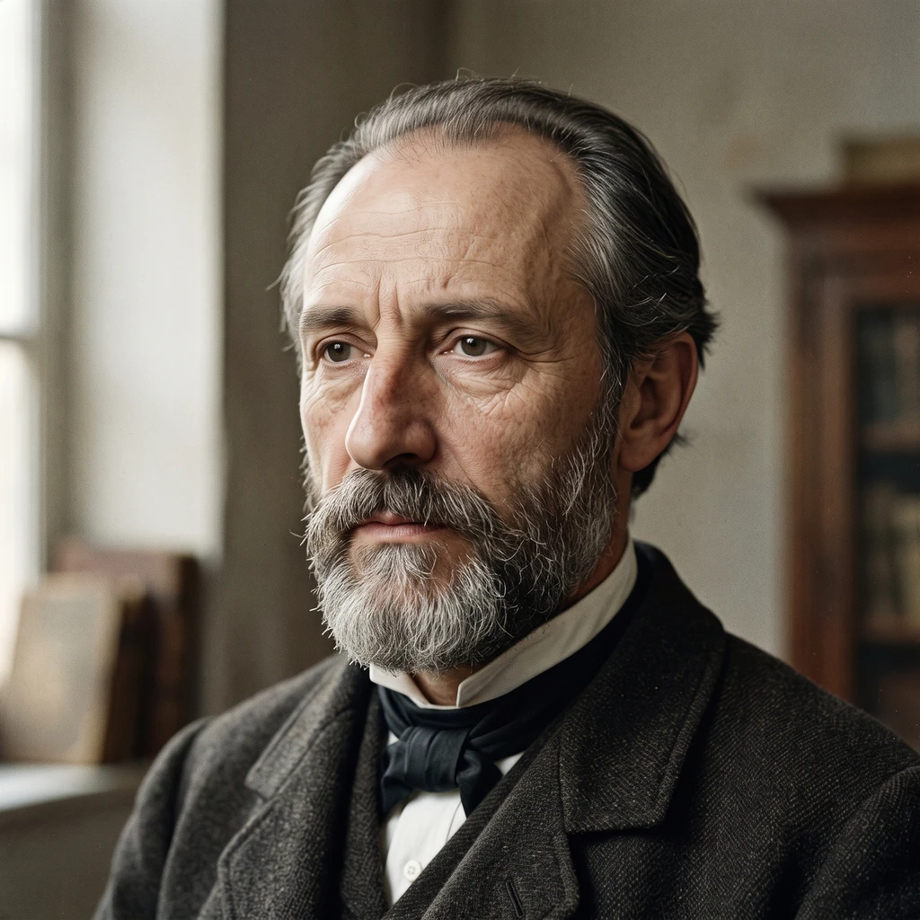 Portrait of Antonio Fontanesi