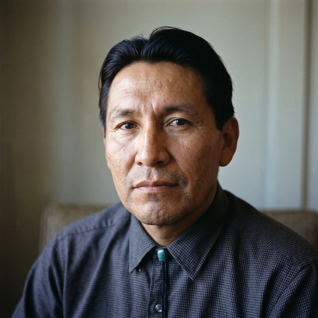 Portrait of James Auchiah