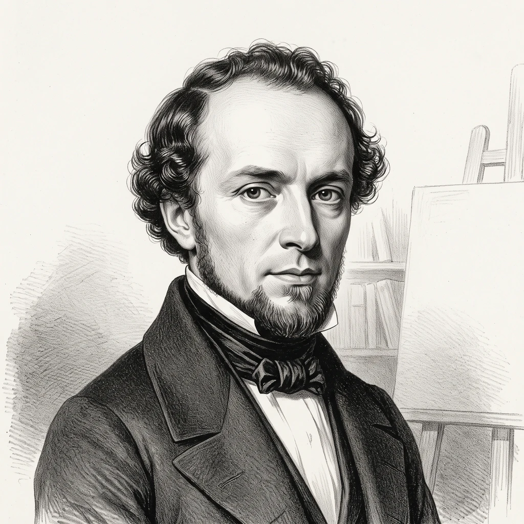 Portrait of Jean-Jacques Grandville