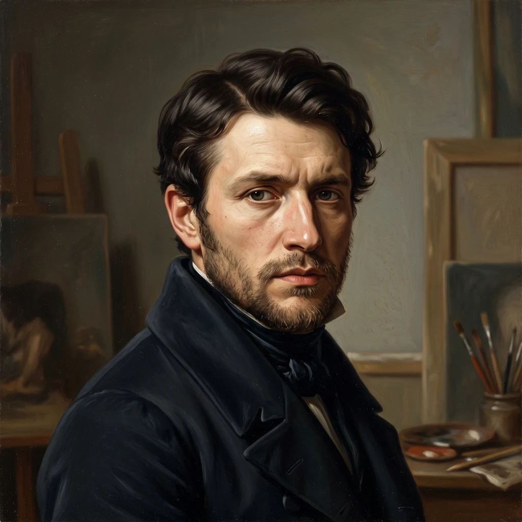Portrait of Théodore Géricault