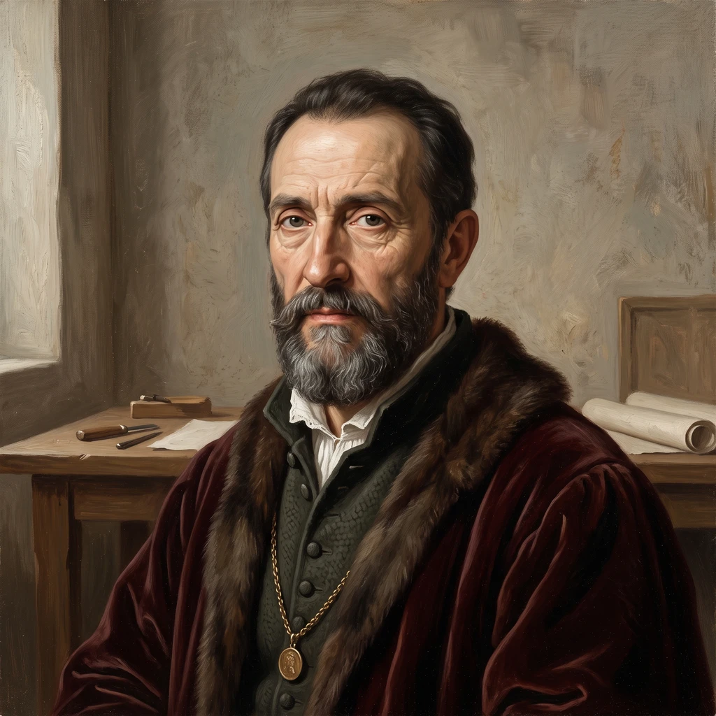 Portrait of Andrea Andreani