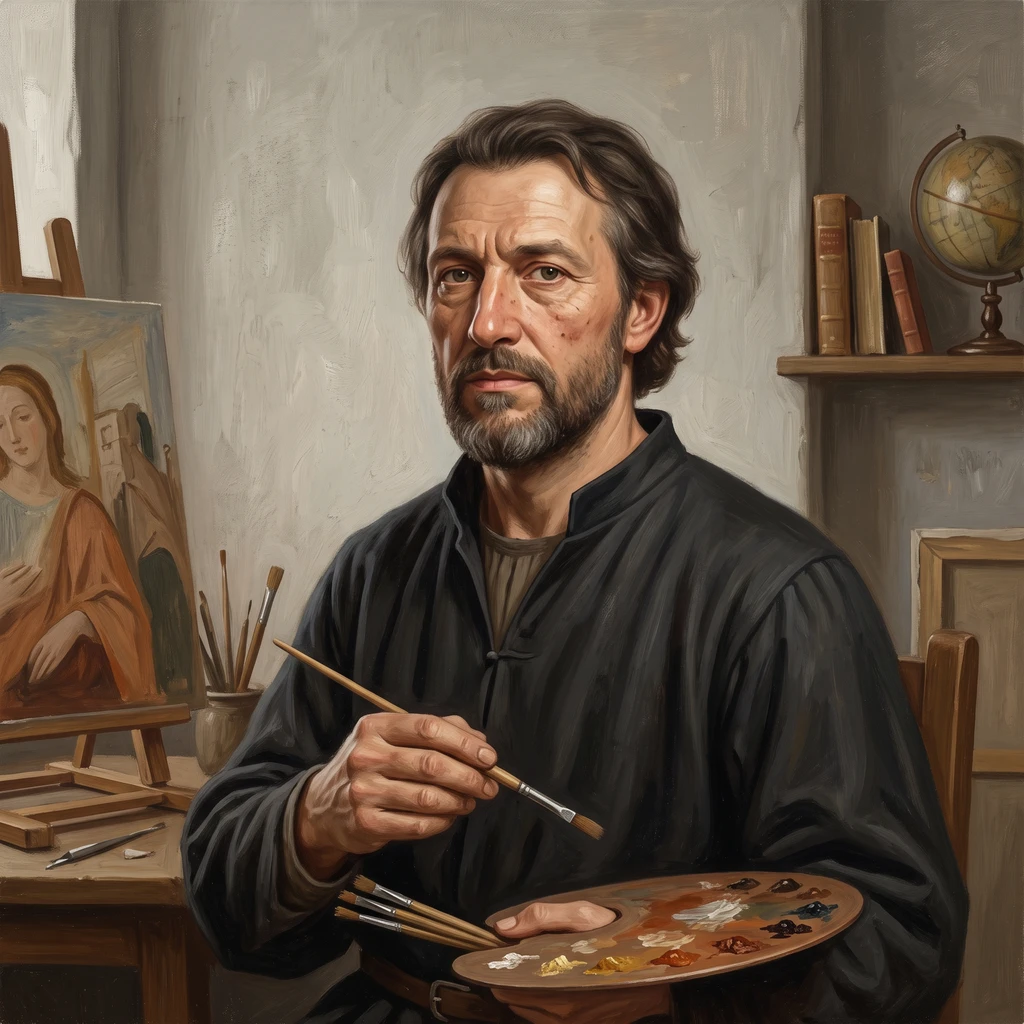 Portrait of Andrea di Vanni D'andrea
