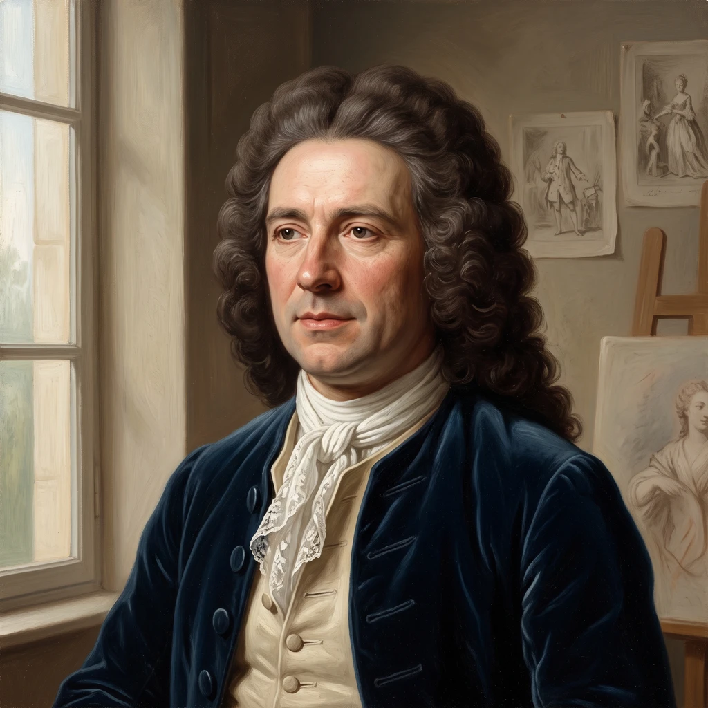 Portrait of Claude Gillot