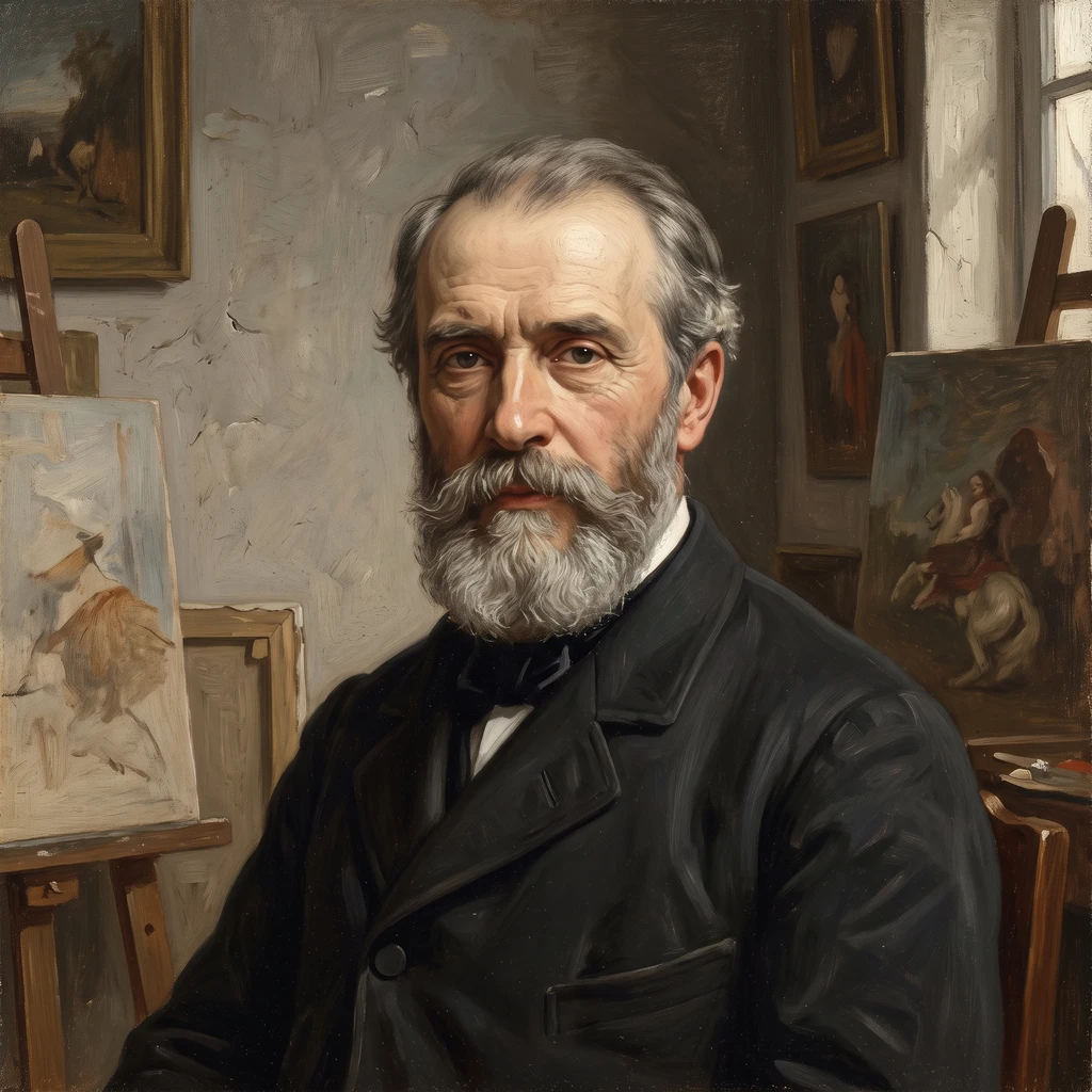 Portrait of Pierre Olivier Joseph Coomans