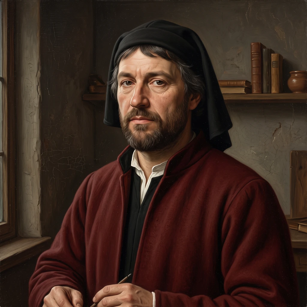 Portrait of Petrus Christus