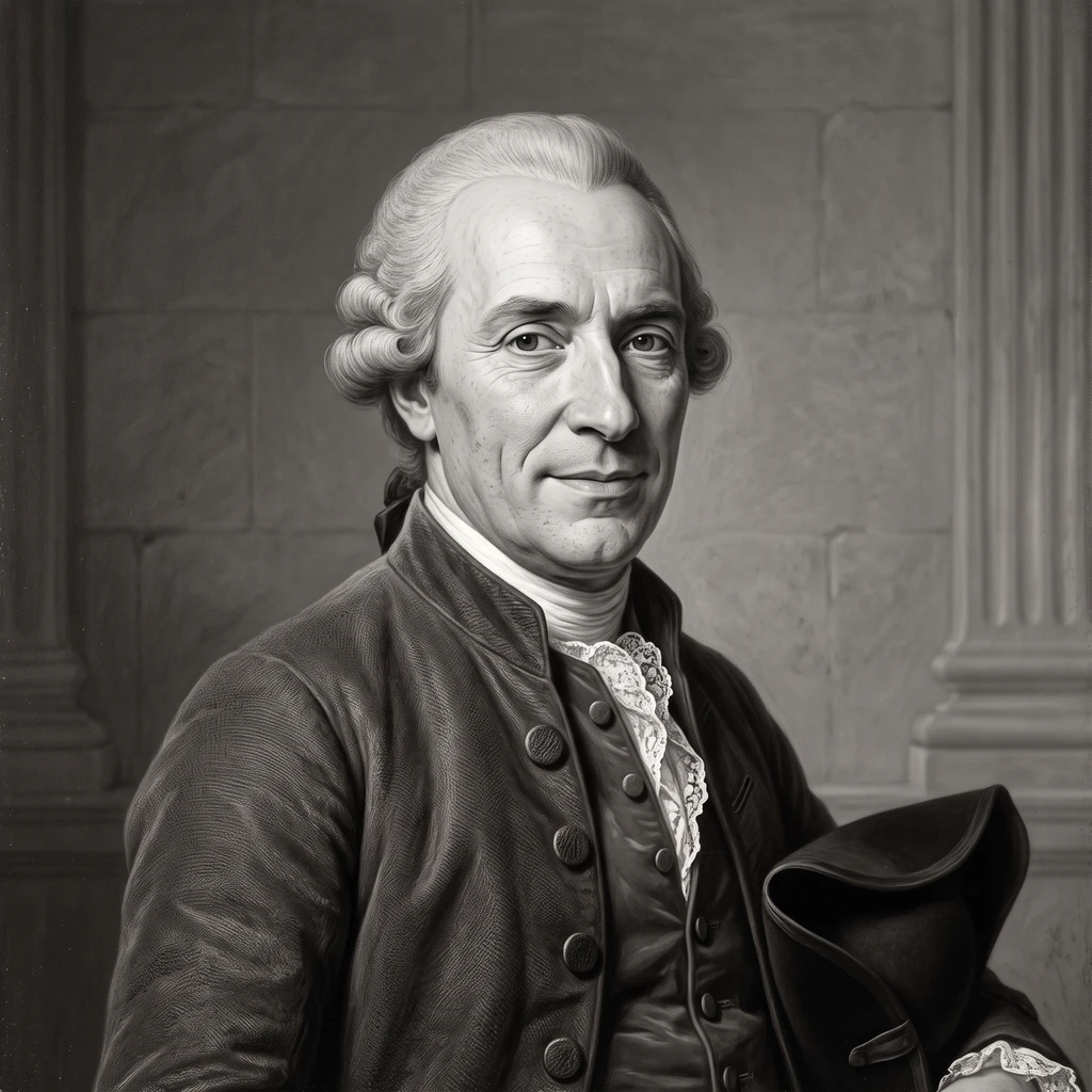 Portrait of Charles Louis Clérisseau