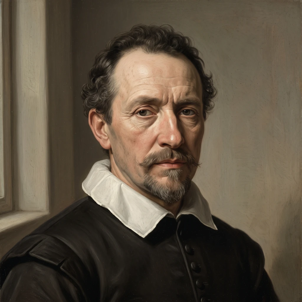 Portrait of Pieter Claesz.