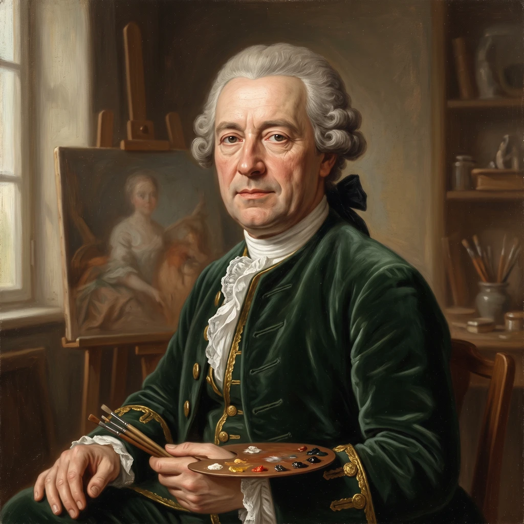 Portrait of Johann Georg Platzer