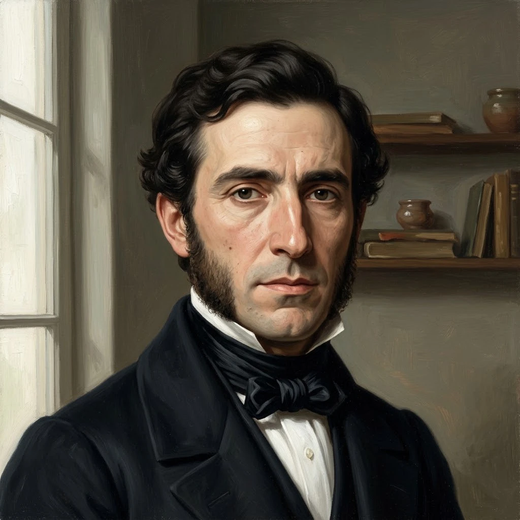 Portrait of Jenaro Pérez Villaamil