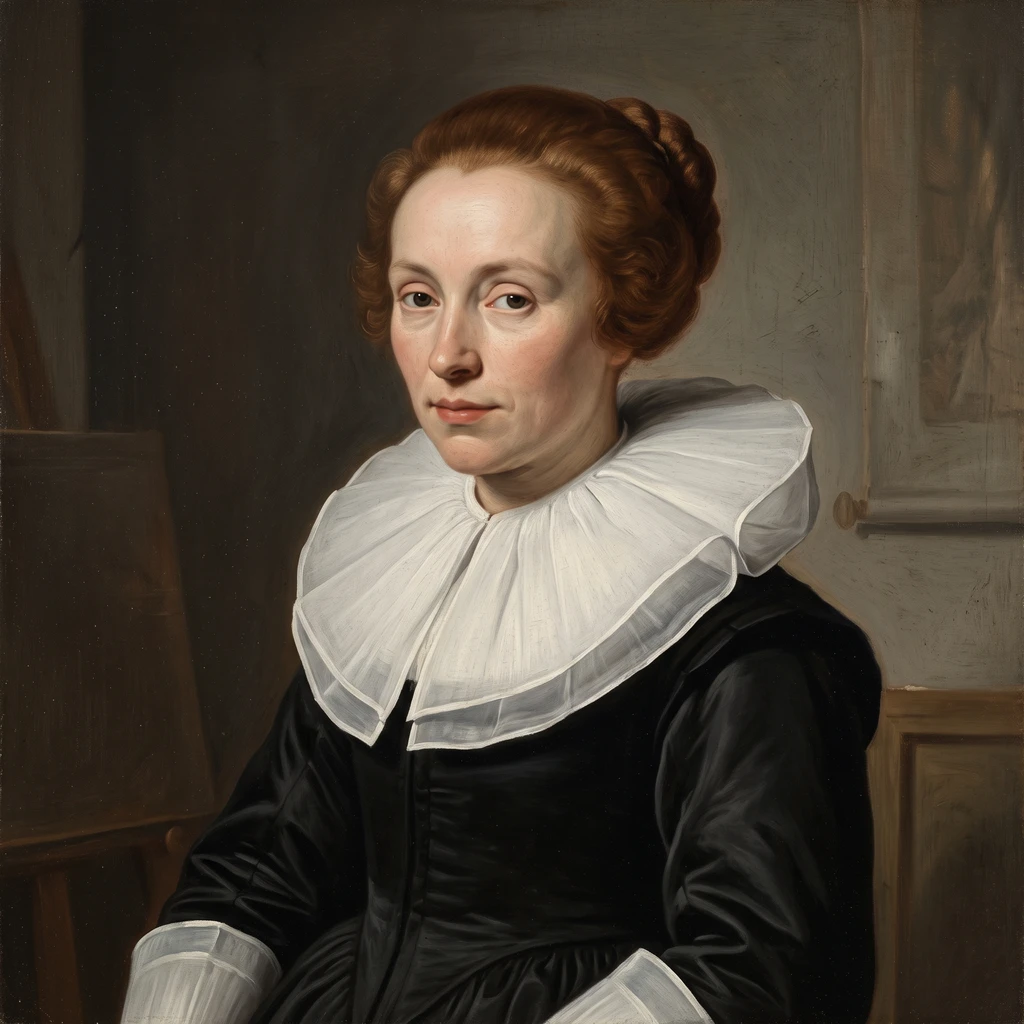 Portrait of Clara Peeters