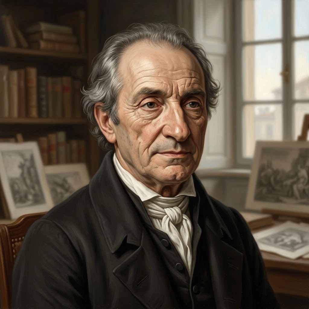 Portrait of Giovanni Battista Piranesi