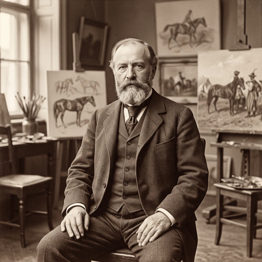 Portrait of August von Pettenkofen