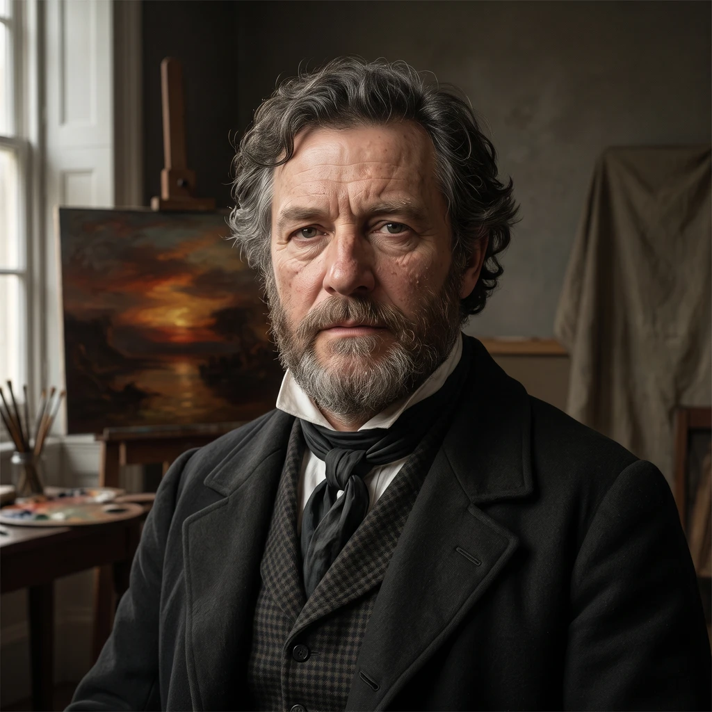 Portrait of Francis Danby