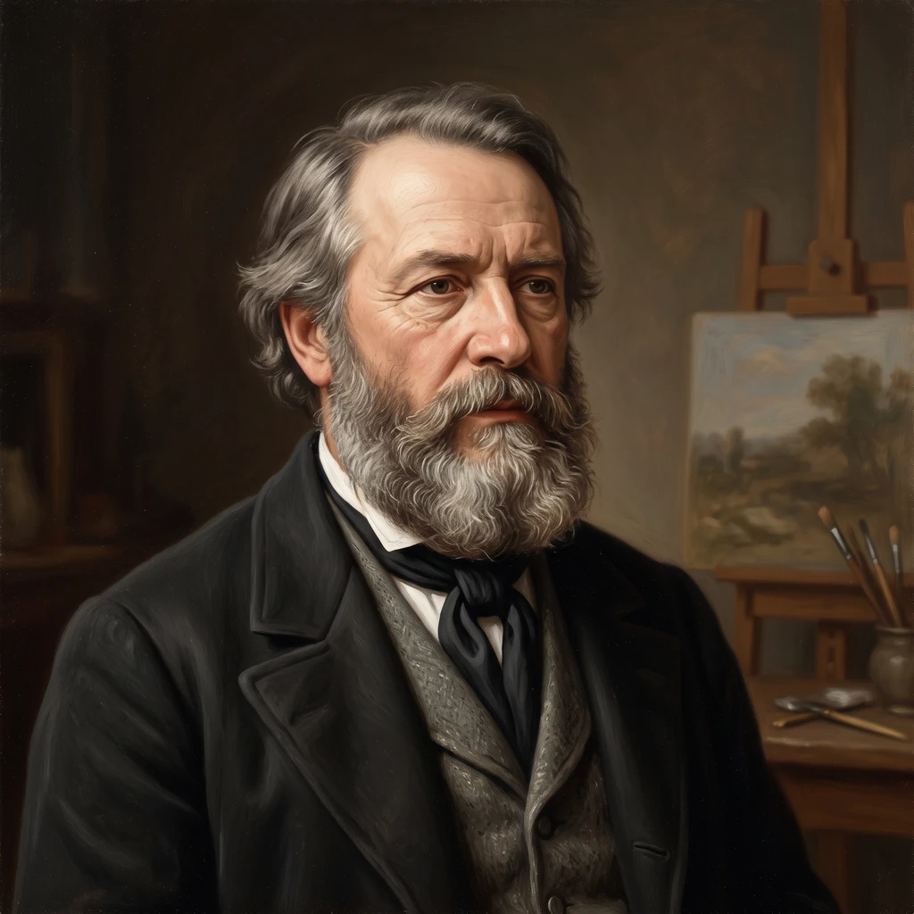 Portrait of Charles-François Daubigny