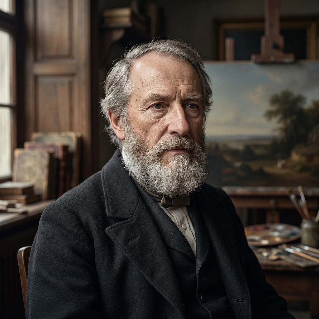 Portrait of Johan Christian Clausen Dahl