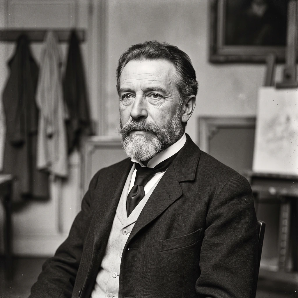 Portrait of Pascal-Adolphe-Jean Dagnan-bouveret