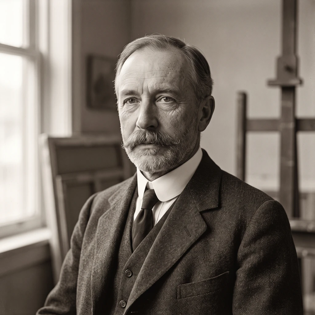 Portrait of Edward Morton