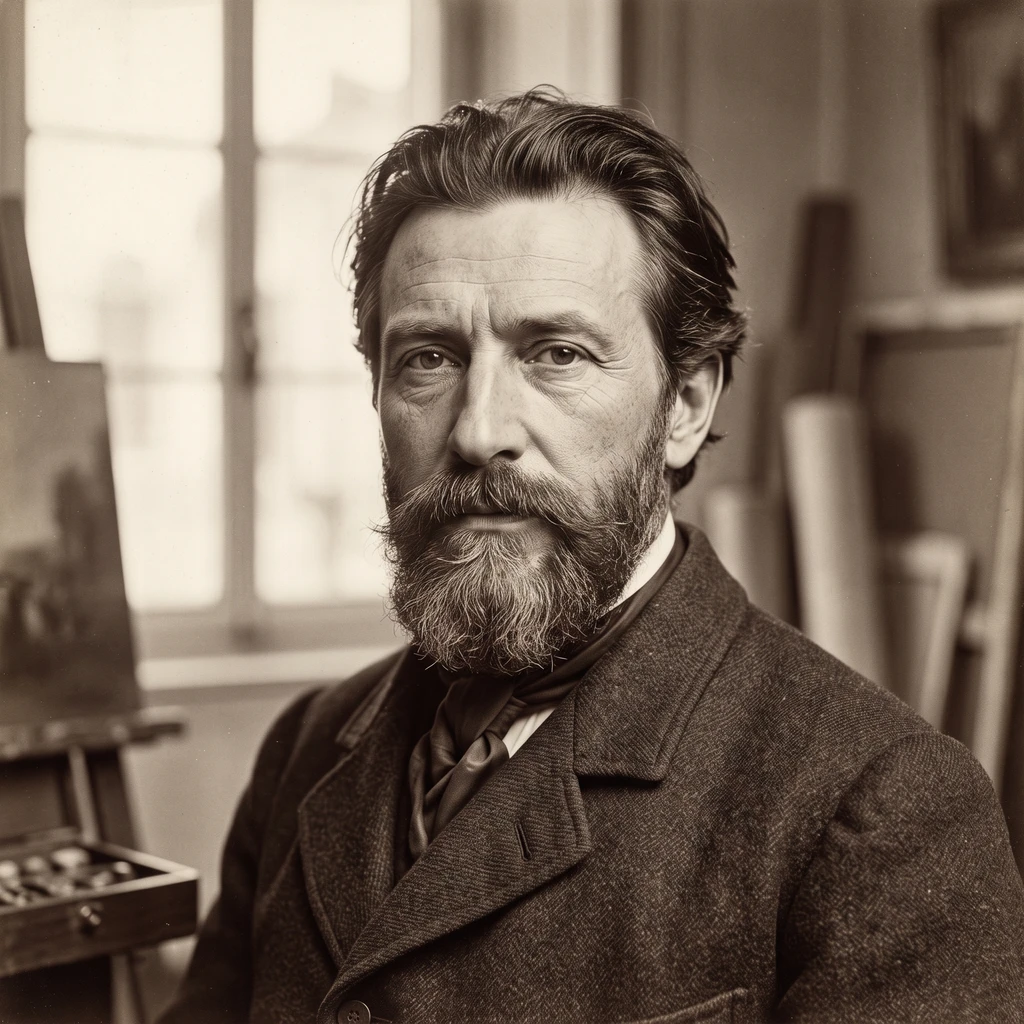 Portrait of Ippolito Caffi