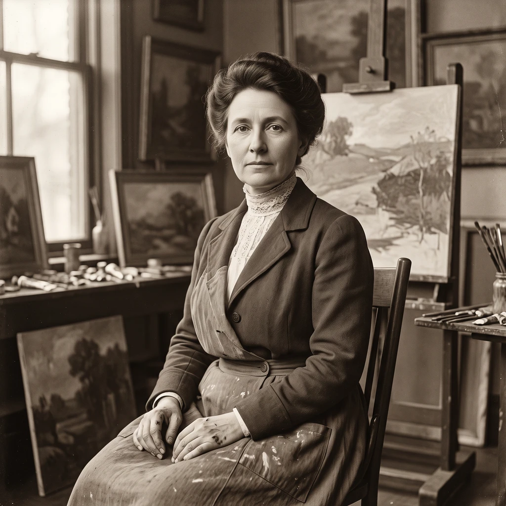 Portrait of Bertha Linneman