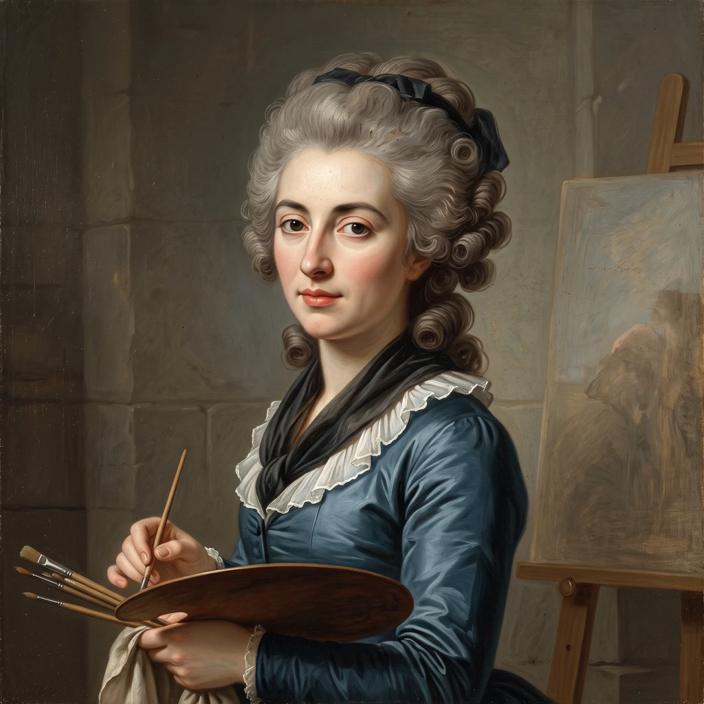 Portrait of Marie-Gabrielle Capet