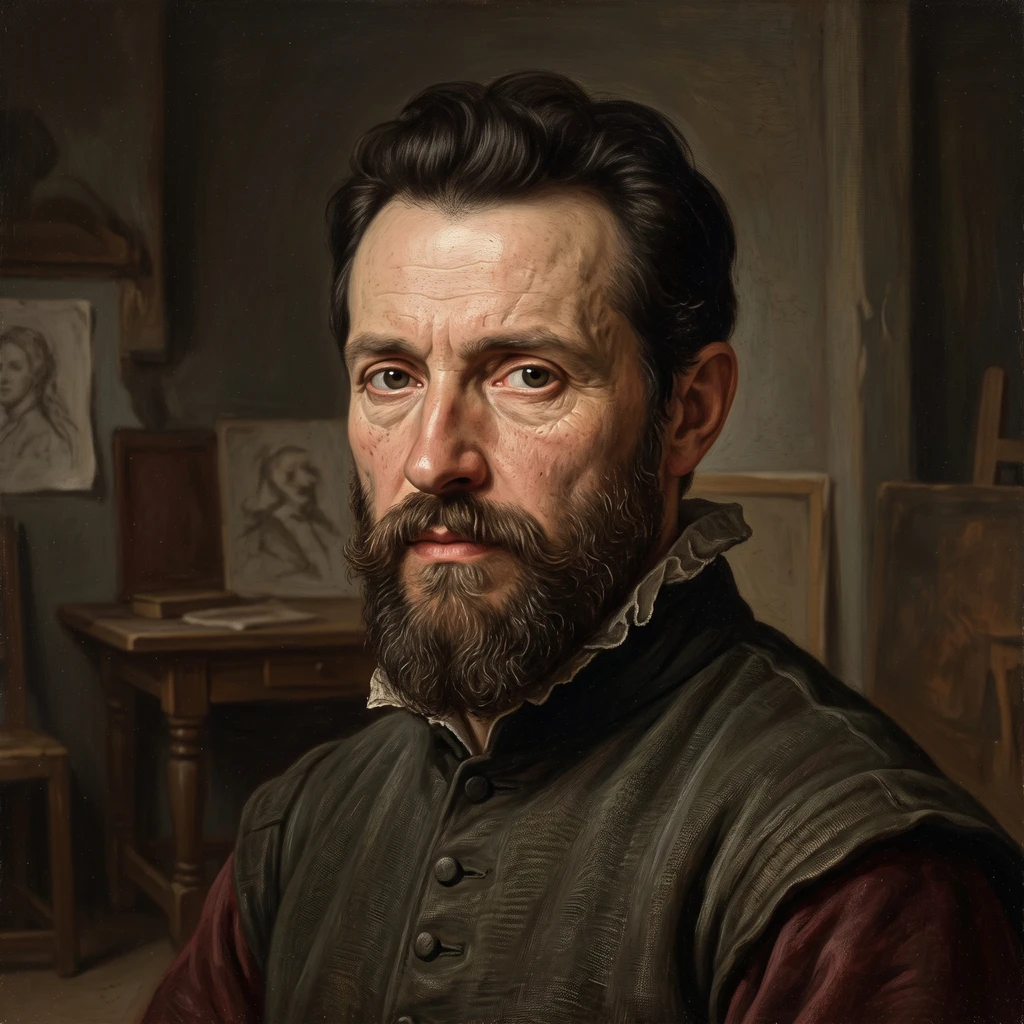 Portrait of Agostino Carracci