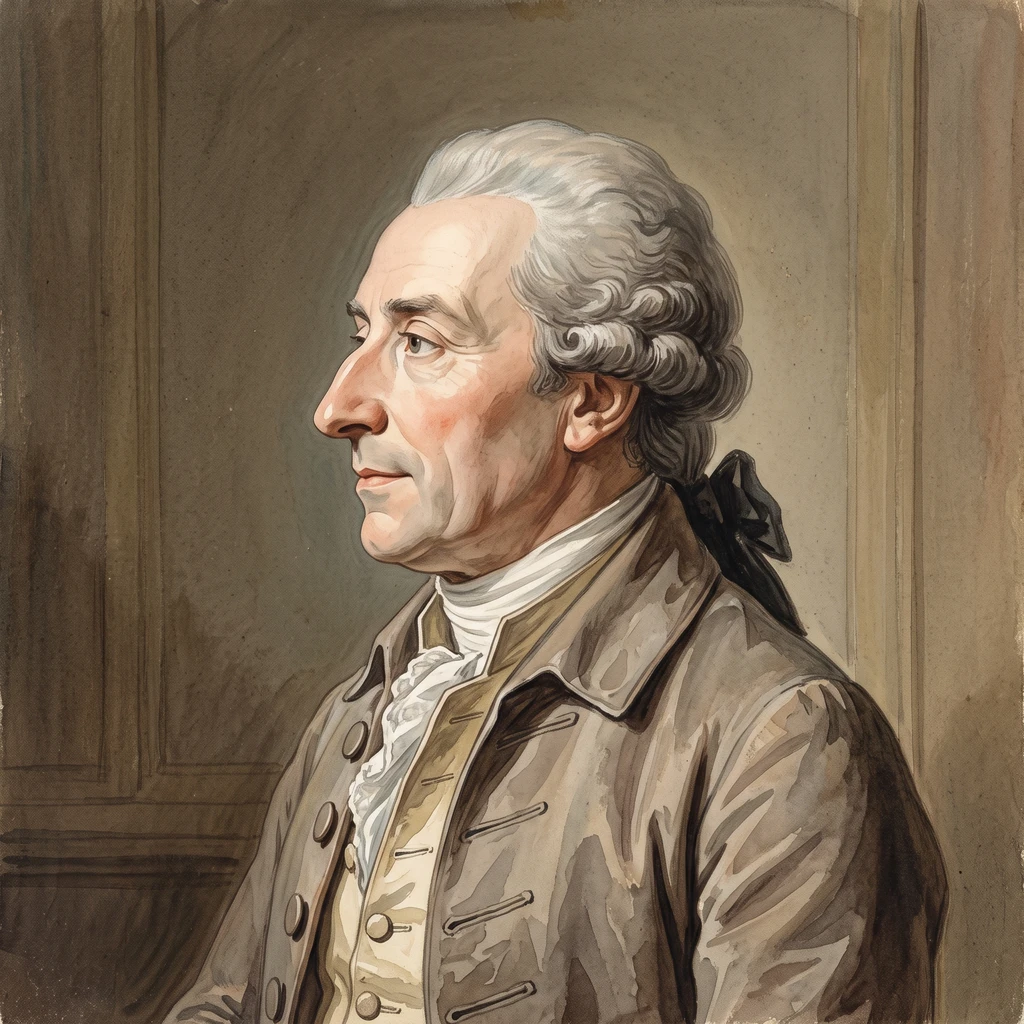 Portrait of Louis Carrogis de Carmontelle