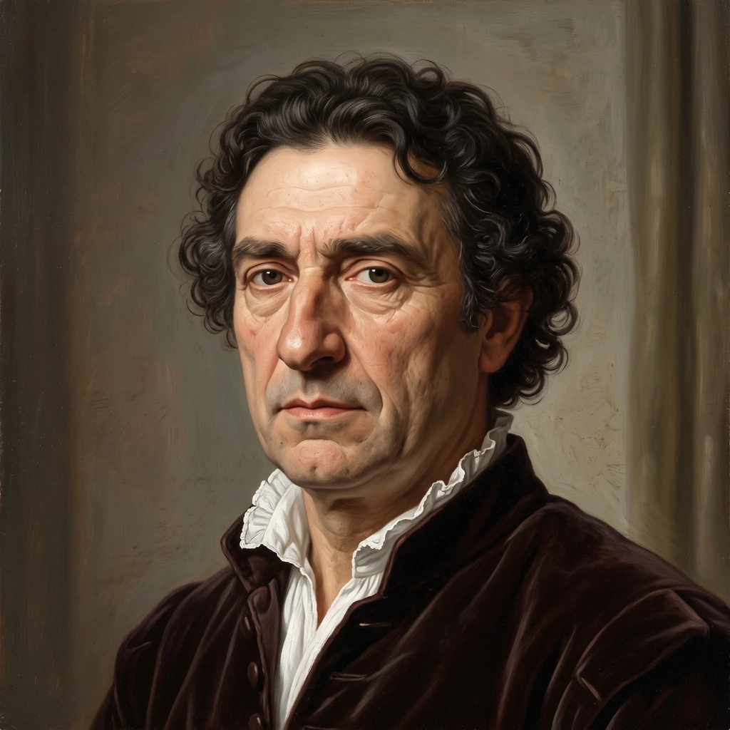 Portrait of Luca Carlevaris