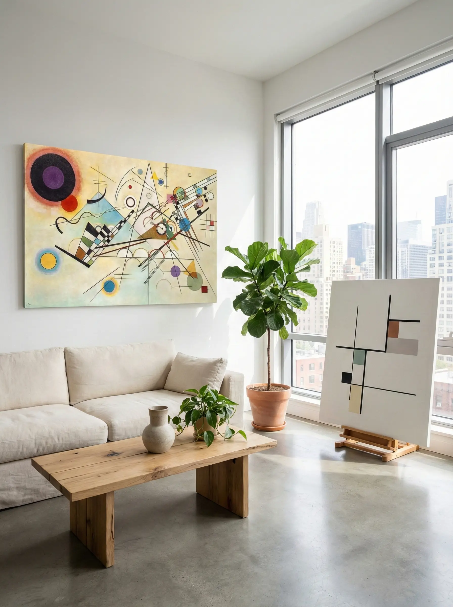 How to Choose the Right Painting for a Minimalist Rental Apartment in New York