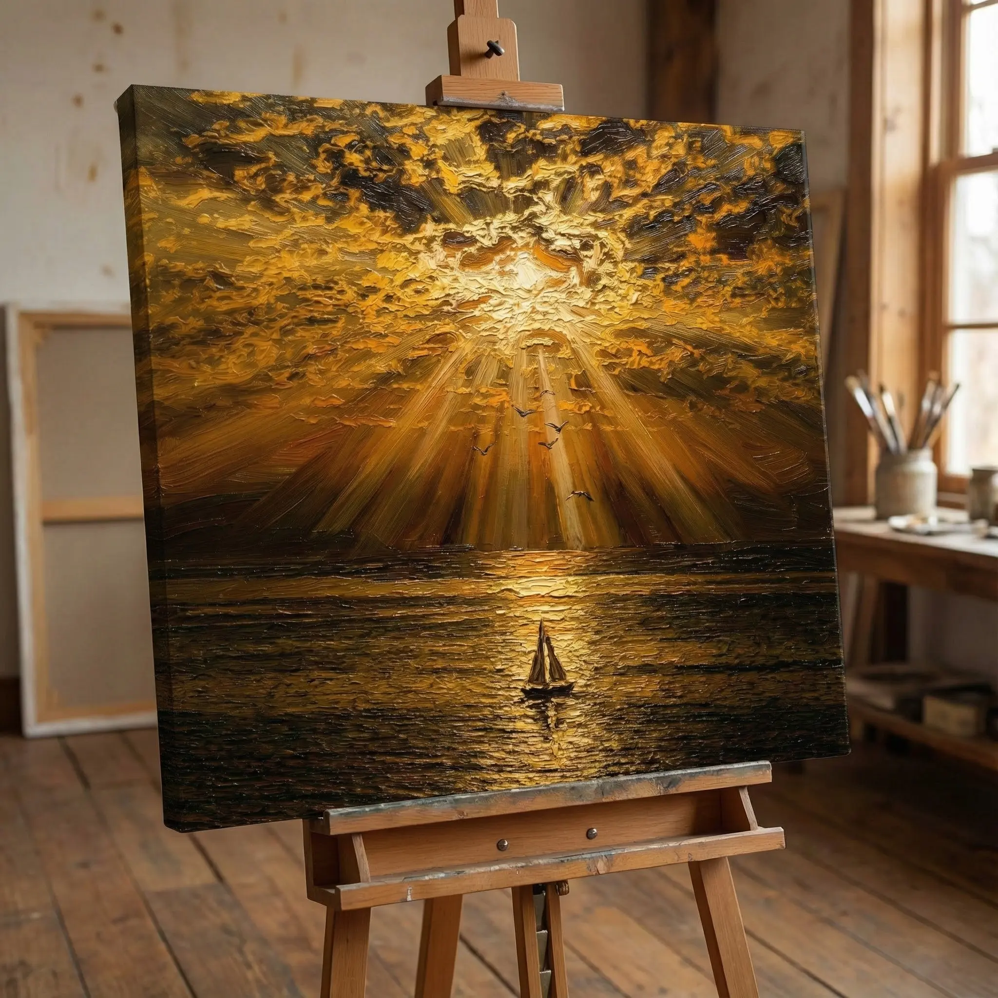 Capturing the Golden Hour: How to Decorate Your Home with Sunset Seascape Art