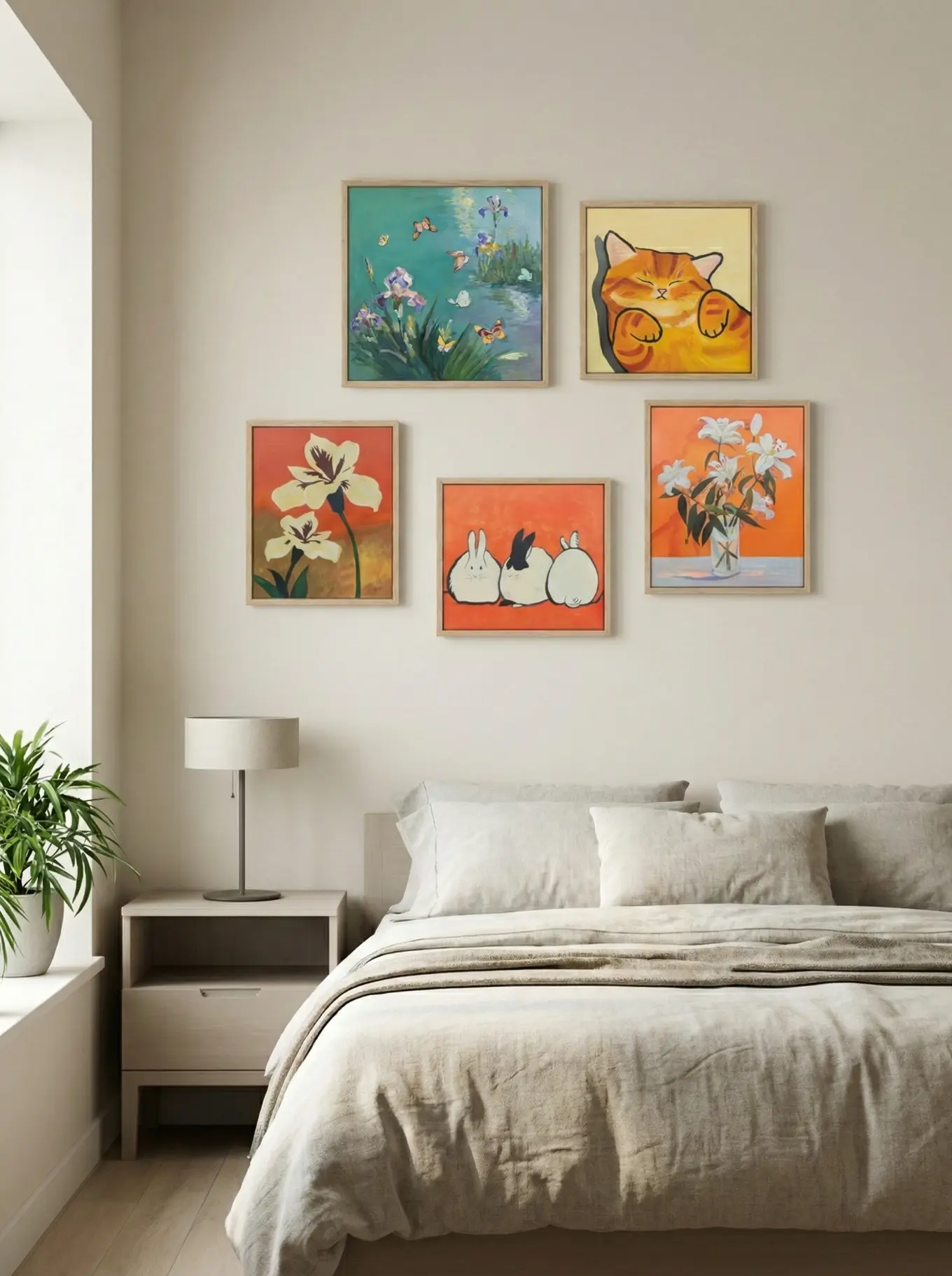 Modular Gallery Wall Art | Edition 02: The Retro Warmth & Whimsy Mix