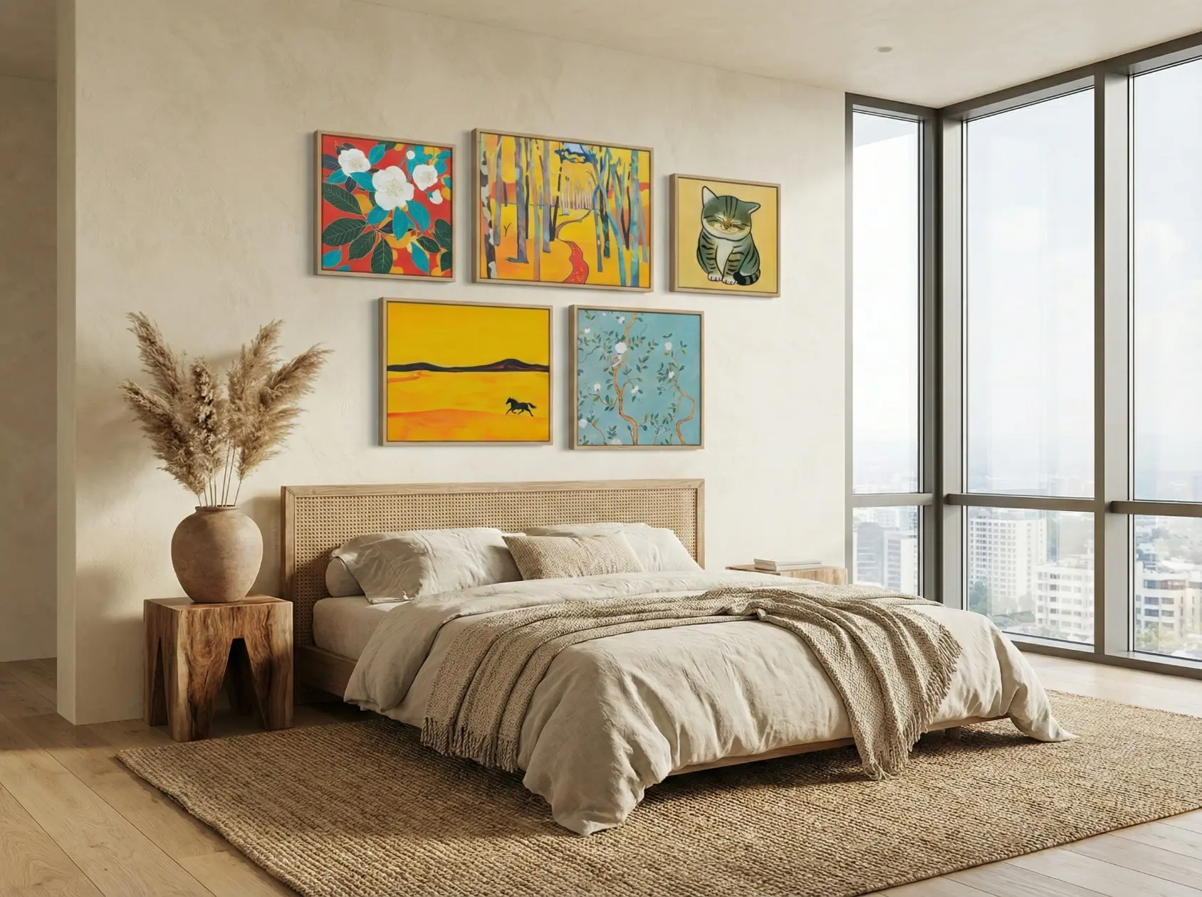Modular Gallery Wall Art | Edition 04: The Golden Orient & Modern Expressions Mix
