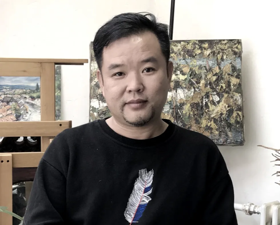 "Dafen Art" selects __ pure beauty and freedom - Yang Fuxu's depiction of the scene