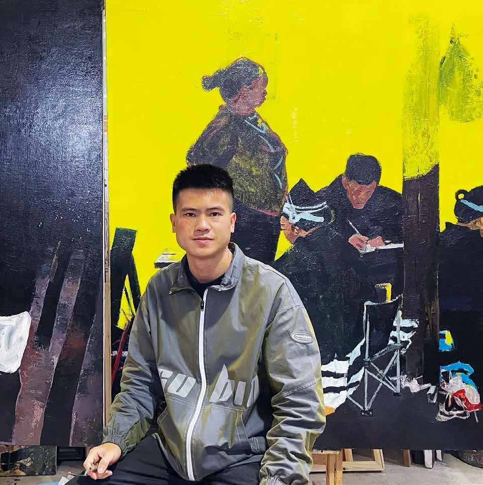 "Dafen Art" selected Yang Lin: from urban and rural construction to the exploration of the schema of bowl and bowl incense