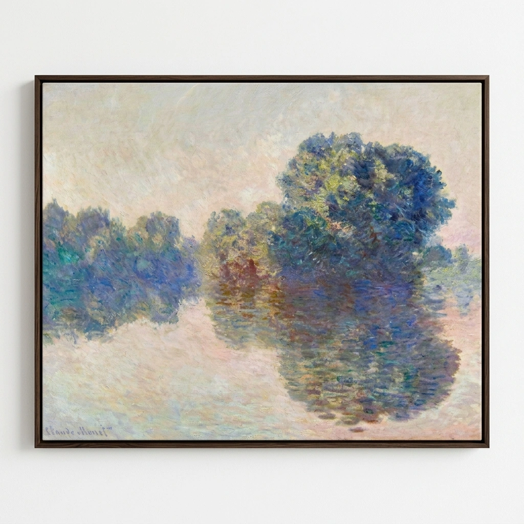 The Seine near Giverny #04 by Claude Monet Reproduction | Painting ...